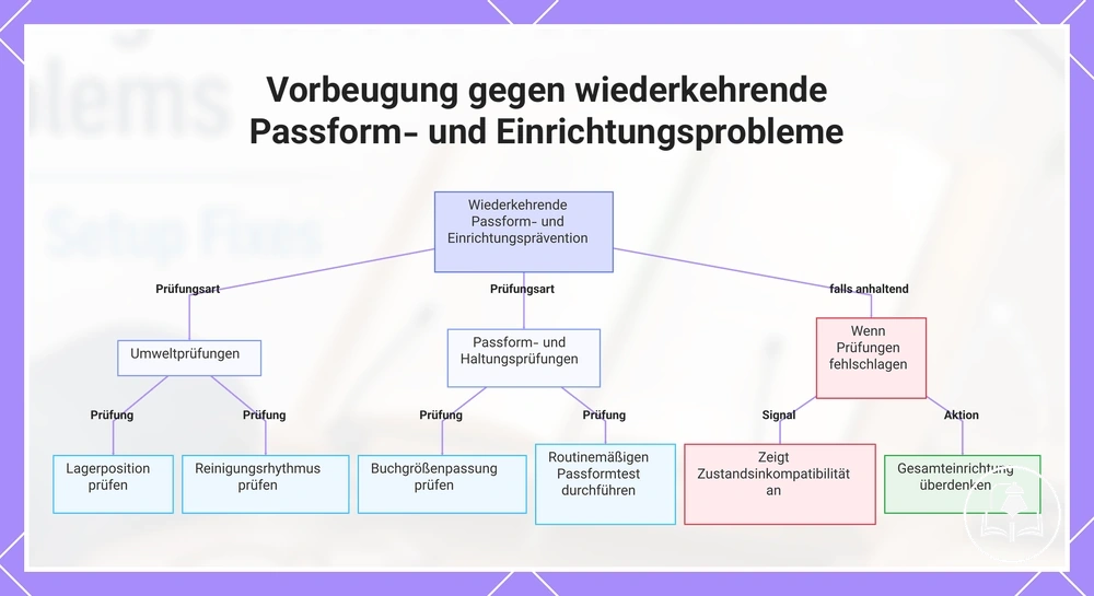 Vorbeugung gegen wiederkehrende Passform- und Einrichtungsprobleme