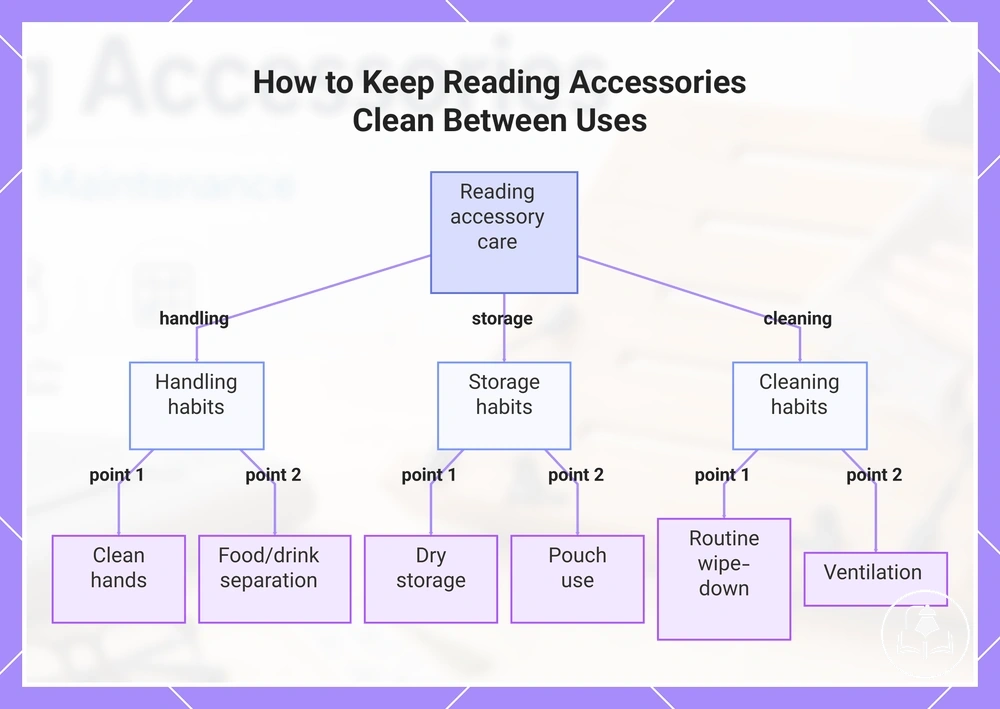How to Keep Reading Accessories Clean Between Uses