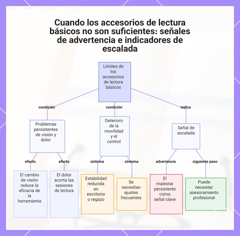 Cuando los accesorios de lectura básicos no son suficientes: señales de advertencia e indicadores de escalada