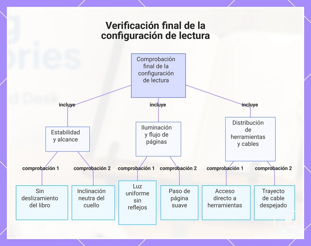 Verificación final de la configuración de lectura