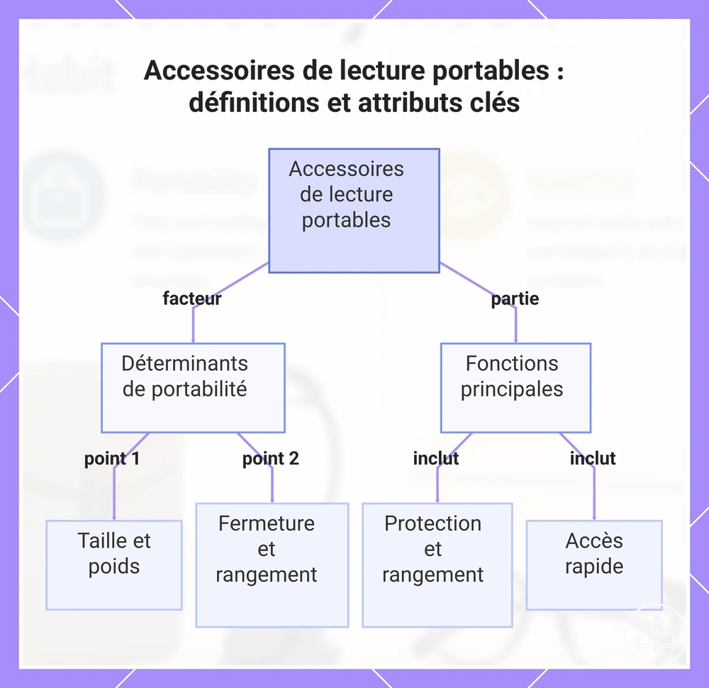 Accessoires de lecture portables : définitions et attributs clés