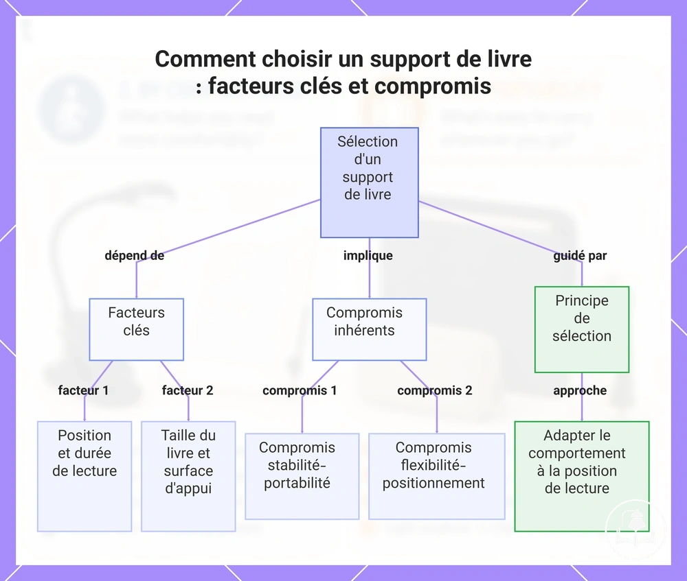 Comment choisir un support de livre : facteurs clés et compromis