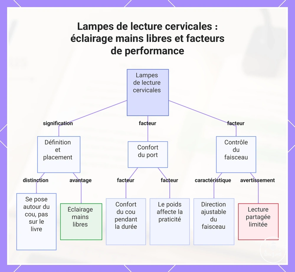 Lampes de lecture cervicales : éclairage mains libres et facteurs de performance