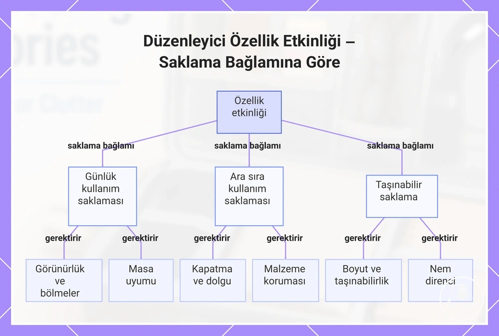 Düzenleyici Özellik Etkinliği – Saklama Bağlamına Göre