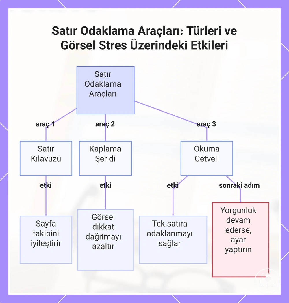 Satır Odaklama Araçları: Türleri ve Görsel Stres Üzerindeki Etkileri