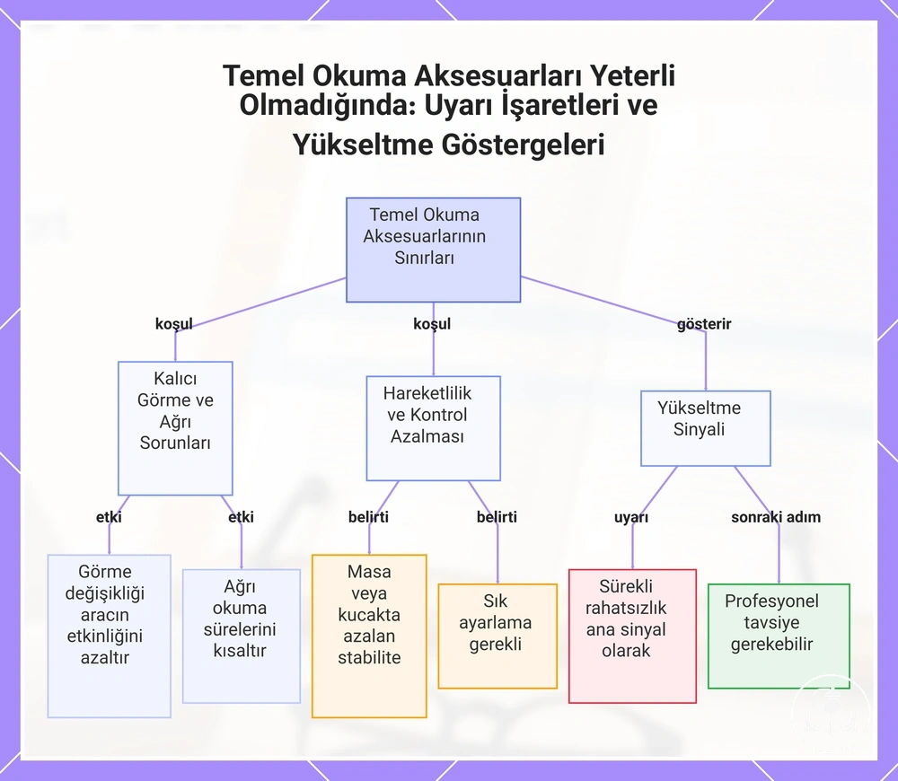 Temel Okuma Aksesuarları Yeterli Olmadığında: Uyarı İşaretleri ve Yükseltme Göstergeleri